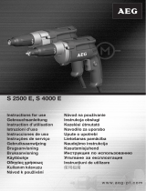 AEG S 2500 E Le manuel du propriétaire
