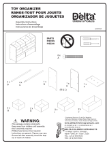 Delta Children PAW Patrol Deluxe Multi-Bin Toy Organizer Assembly Instructions