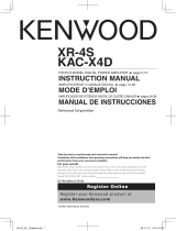 Kenwood KAC-X4D Manuel utilisateur