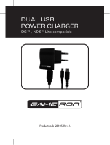 GAMERON DUAL USB POWER CHARGER DSI LITE COMPATIBLE Le manuel du propriétaire