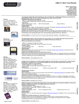 Vivanco USB 2.0 56IN1 CARD READER Le manuel du propriétaire