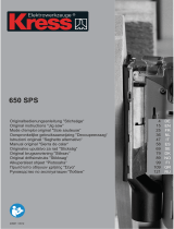 Kress SPS 650W Le manuel du propriétaire