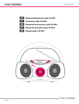 Metronic RADIO CD-MP3 Le manuel du propriétaire