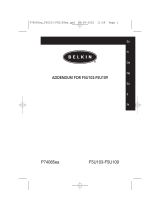 Belkin ADAPTATEUR PDA USB #F5U109EA Le manuel du propriétaire