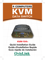OvisLink KVM-104 Le manuel du propriétaire