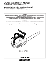 Dolmar PS-3410 TH Le manuel du propriétaire