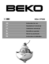 Beko HSA37530 Le manuel du propriétaire