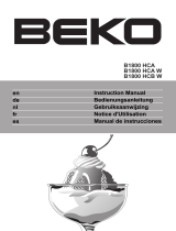 Beko B 1800 HCB W Le manuel du propriétaire