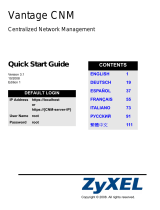 ZyXEL Communications VANTAGE CNM Le manuel du propriétaire
