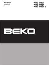 Beko WMD 77127 Le manuel du propriétaire