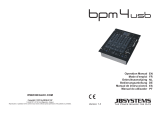 JBSYSTEMS BPM 4 USB Le manuel du propriétaire