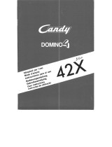 Candy D442X TB Le manuel du propriétaire