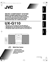 JVC UX-G110 Le manuel du propriétaire