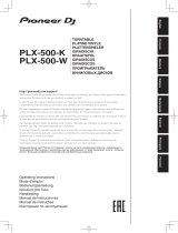 Pioneer PLX-500 Blanc Le manuel du propriétaire