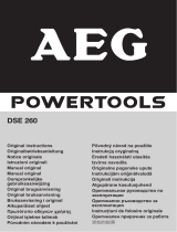 AEG DSE 260 Le manuel du propriétaire