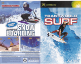 GAMES MICROSOFT XBOX TRANSWORLD SURF Le manuel du propriétaire