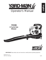 Yard-Man YM290 Le manuel du propriétaire