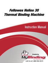 MyBinding Fellowes Helios 30 Thermal Binding Machine Manuel utilisateur