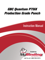 GBC GBC Quantum P70iX Manuel utilisateur
