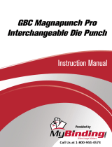 MyBinding GBC Magnapunch / 660ID Modular Punch Manuel utilisateur