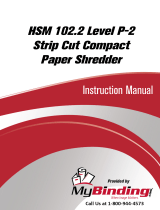 MyBinding HSM 102.2 Level 2 Strip Cut Manuel utilisateur