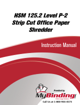 MyBinding HSM 125.2 Level 2 Strip Cut Manuel utilisateur