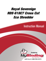 Royal Sovereign RDS-905X Manuel utilisateur