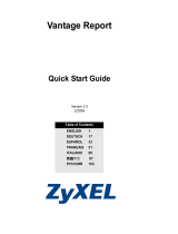 ZyXEL Communications VANTAGE REPORT Le manuel du propriétaire