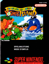 GAMES NINTENDO SUPER NES SUPER MARIO WORLD 2-YOSHI S ISLAND Le manuel du propriétaire