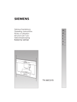 Siemens TKE68E570 Le manuel du propriétaire