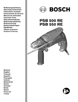 Bosch PSB 500 RE Le manuel du propriétaire