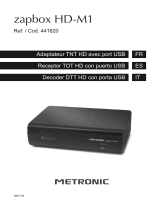 Metronic 441620 ZAPBOX HD-M1441622 ZAPBOX EH-D2 Le manuel du propriétaire