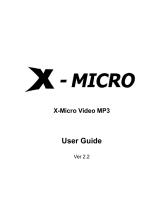 X-Micro XMP3-R256 Manuel utilisateur