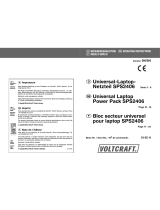 VOLTCRAFT Universal Notebook Power Adapter SPS-2406 Operating Instructions Manual