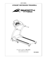Smooth Fitness 675iO/BT Manuel utilisateur