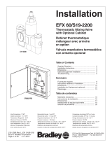 Bradley EFX60 Installation Instructions Manual