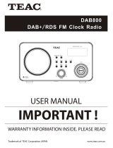 TEAC DAB800 Manuel utilisateur