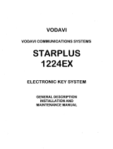 Vodavi Starplus 1224EX General Description, Installation And Maintenance