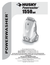 Husky Powerwasher 1550 psi Manuel utilisateur