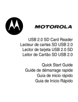 Motorola USB 2.0 SD Card Reader Guide de démarrage rapide