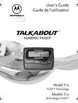 Motorola TALKABOUT FLEX T10 Manuel utilisateur