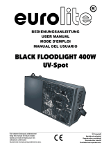 EuroLite BLACK FLOODLIGHT Manuel utilisateur