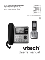 VTech CS6649-3 Manuel utilisateur