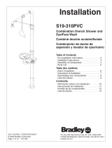 Bradley S19-310PVC Installation Instructions Manual