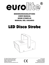 EuroLite LED Disco Strobe Manuel utilisateur