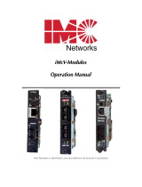 IMC Networks iMcV-LIM, TX/FX-SM1310/PLUS-ST Manuel utilisateur