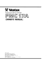 Vestax PMC-17A Le manuel du propriétaire