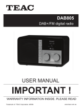 TEAC DAB805 Manuel utilisateur