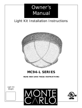 Monte Carlo Fan Company MC94-L series Le manuel du propriétaire