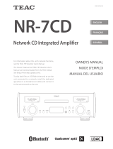 TEAC NR-7CD Le manuel du propriétaire